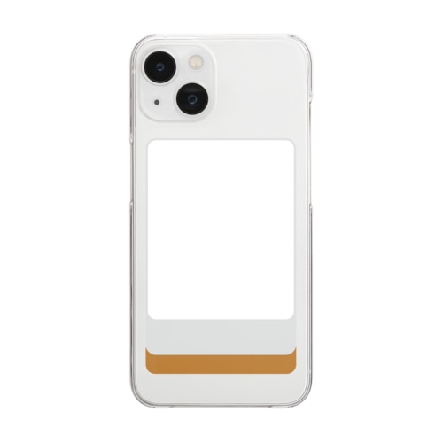 白 ( 麻雀グッズ ) Clear Smartphone Case