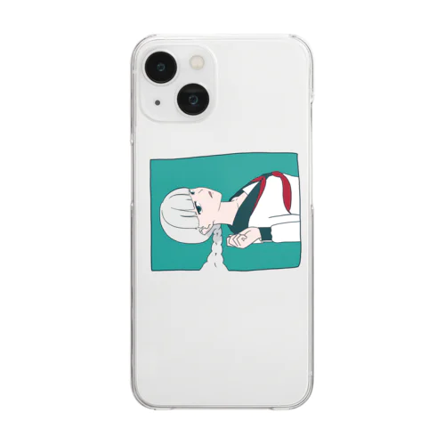 三つ編みのあの子 Clear Smartphone Case