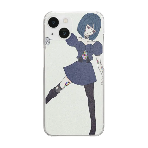 見えてる2号ちゃん Clear Smartphone Case