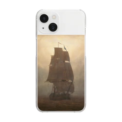 Sailing ship/カスパー・ダーヴィト・フリードリヒ Clear Smartphone Case