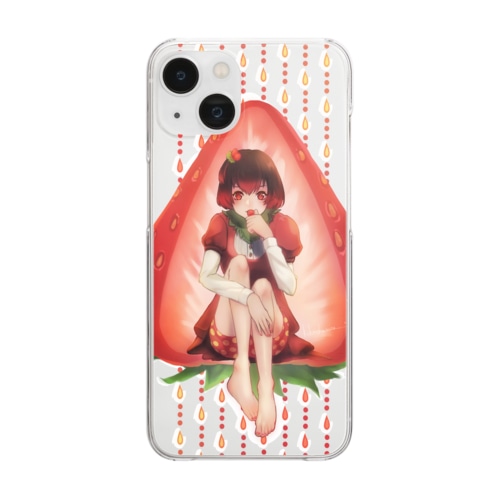 とちおとめちゃん Clear Smartphone Case
