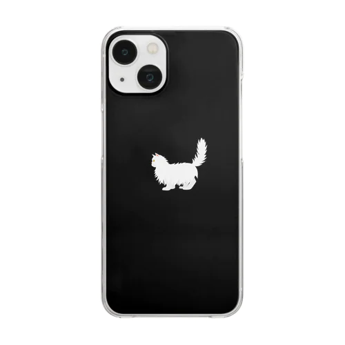 猫1-3 ペルシャ猫 Clear Smartphone Case