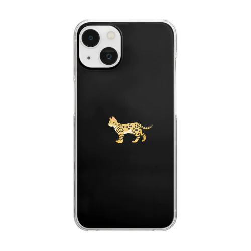 猫1-12 ベンガル猫 Clear Smartphone Case