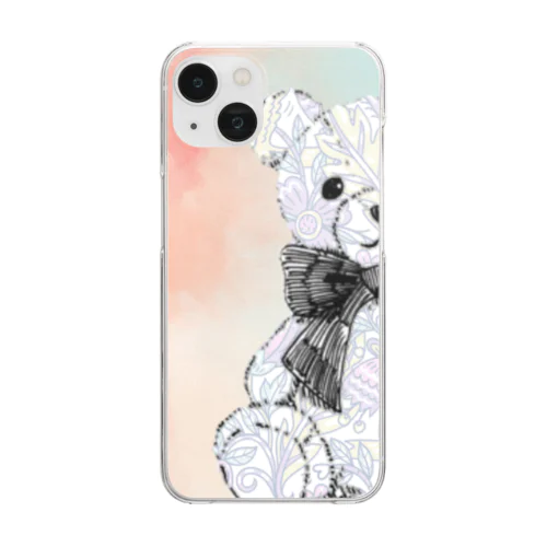 クマちゃん1 Clear Smartphone Case