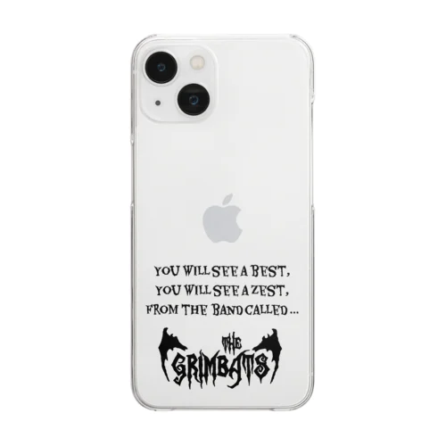 THE GRIMBATS logo-1 EX Black Clear Smartphone Case