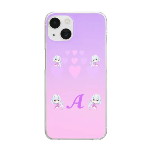 💋🍌あいな  ミニキャラ オリジナル Clear Smartphone Case