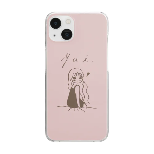 yuiのスマホケース Clear Smartphone Case