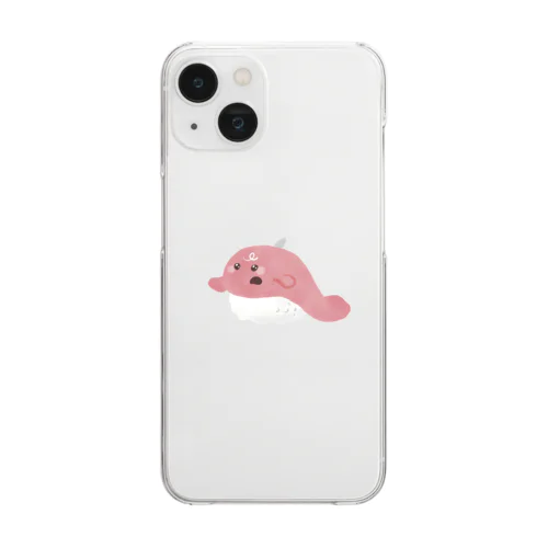 すしまるポイポイ Clear Smartphone Case