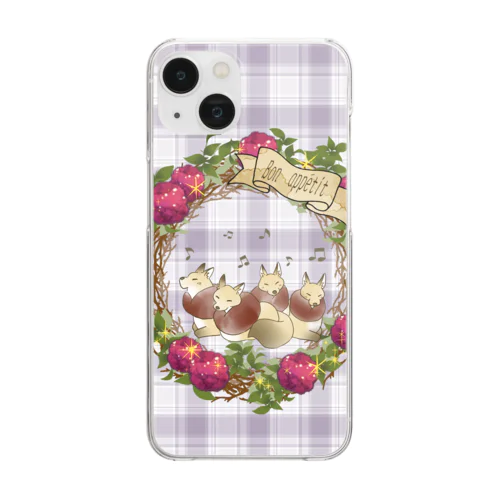 コン助　２　ケース Clear Smartphone Case