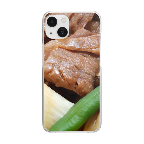 すき焼き弁当 Clear Smartphone Case