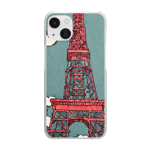 tokyotower4 Clear Smartphone Case