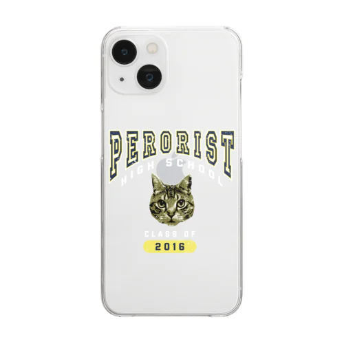 PERORISTカレッジロゴ Clear Smartphone Case