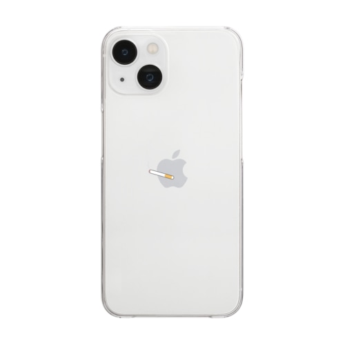 かわいらしいタバコちゃんだこと Clear Smartphone Case