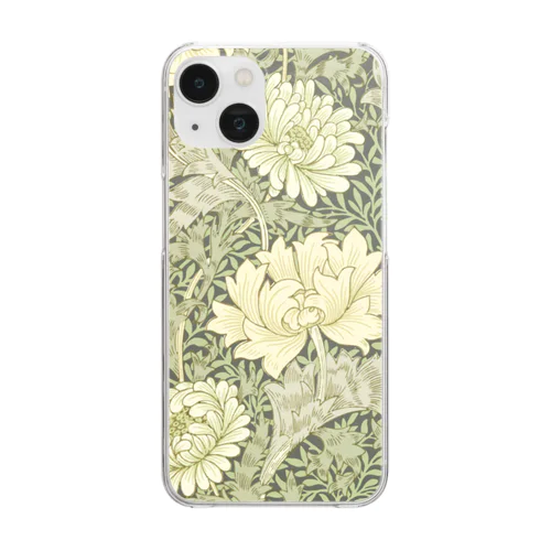 Chrysanthemum by William Morris Clear Smartphone Case