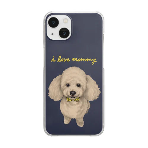 i love mommy Clear Smartphone Case