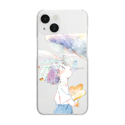 祝福のまなざし（織声） Clear Smartphone Case