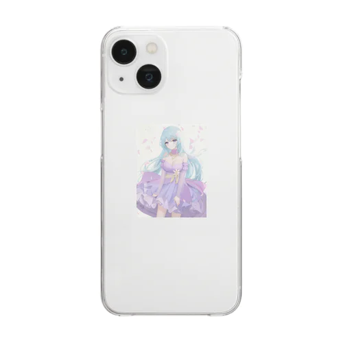 かわいい女の子系 Clear Smartphone Case