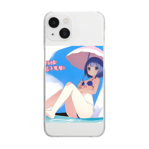 夏好き子２【一点限り】 Clear Smartphone Case