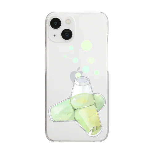 ガラスてとら スマホケース Clear Smartphone Case