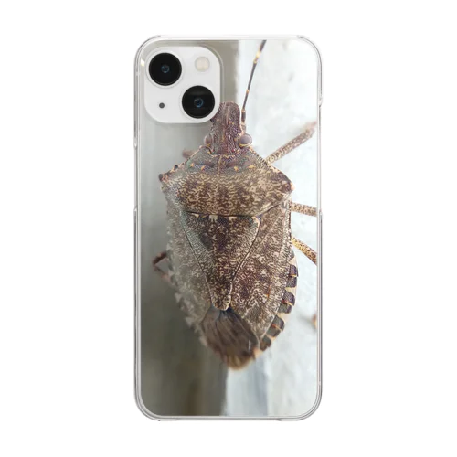 クサギカメムシ Clear Smartphone Case