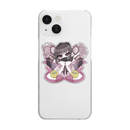 ぴえん系女子 Clear Smartphone Case