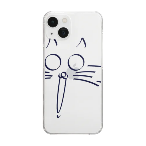 とびだしねこ。 Clear Smartphone Case