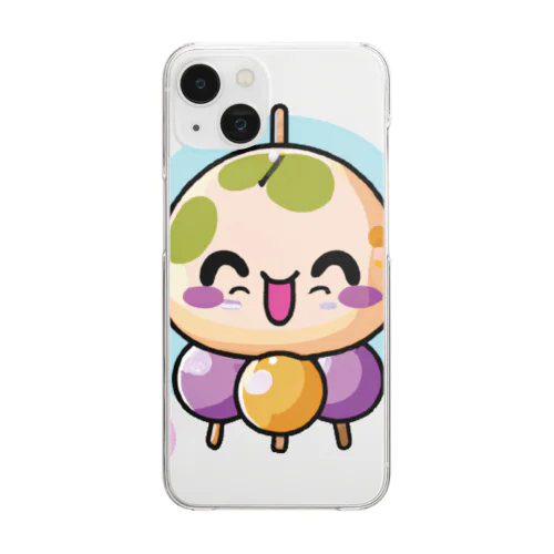 だんごちゃん Clear Smartphone Case