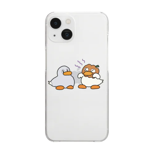 ちいこあひる(はろうぃん) Clear Smartphone Case