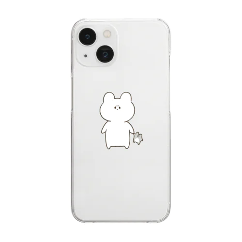 けわうさとけわハム Clear Smartphone Case