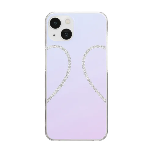 LOVE。 Clear Smartphone Case