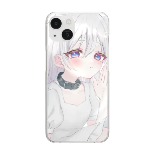 曖川にゃんた Clear Smartphone Case