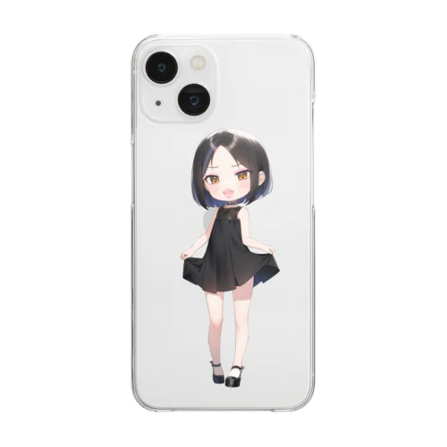 おびっちちゃん Clear Smartphone Case