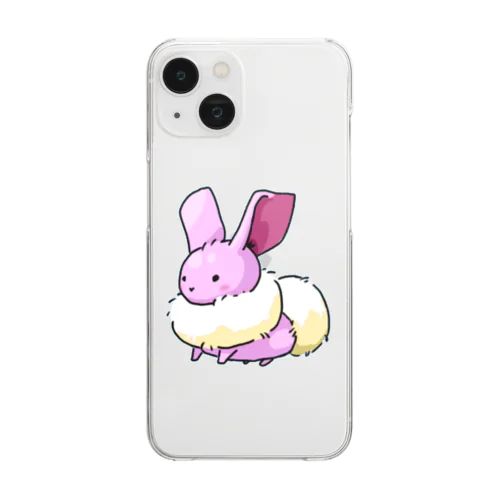 もふらび Clear Smartphone Case