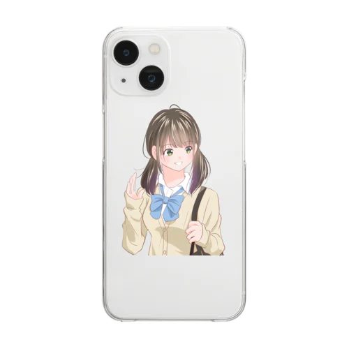 高円寺あおい Clear Smartphone Case