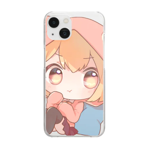 猫被りみずな SDイラスト クリアスマホケース Clear Smartphone Case