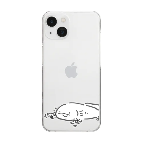 うぱるぱくん Clear Smartphone Case