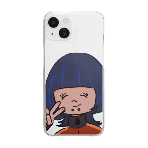 にどちゃん Clear Smartphone Case