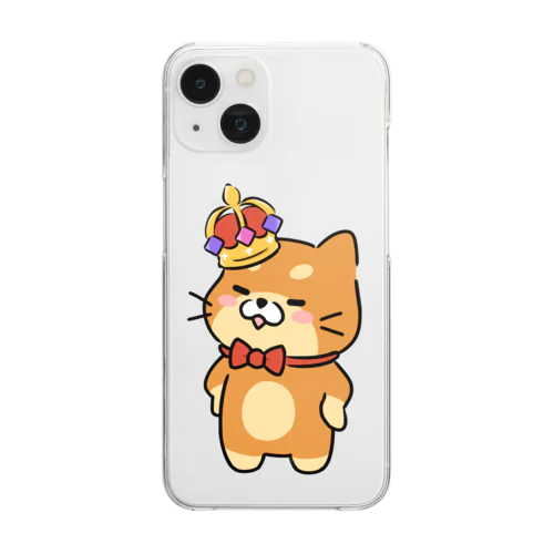 ドヤッよぴっこ Clear Smartphone Case