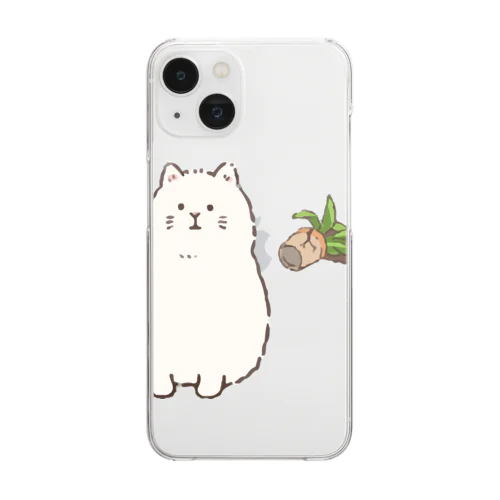 ねこちゃん（しらんぷり） Clear Smartphone Case