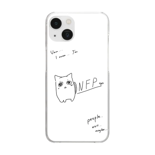 infpネコ Clear Smartphone Case