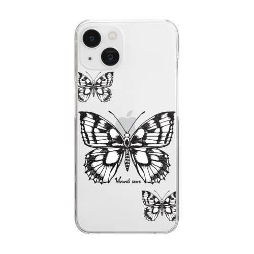 蝶の宴 Clear Smartphone Case