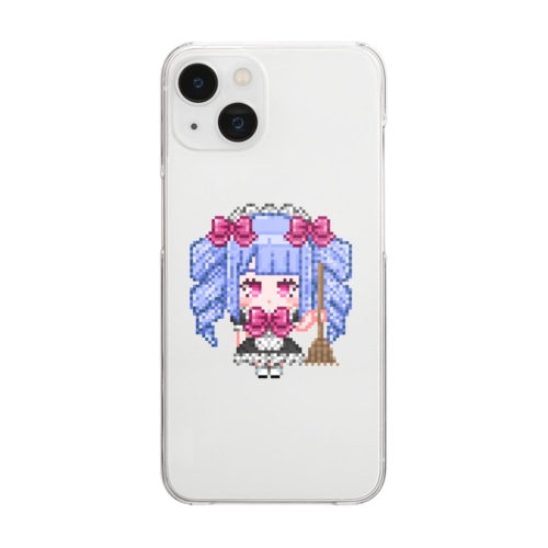 お掃除めいど Clear Smartphone Case