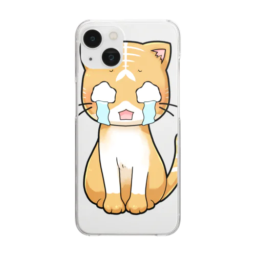 ほっけにゃんスマホクリアケース Clear Smartphone Case