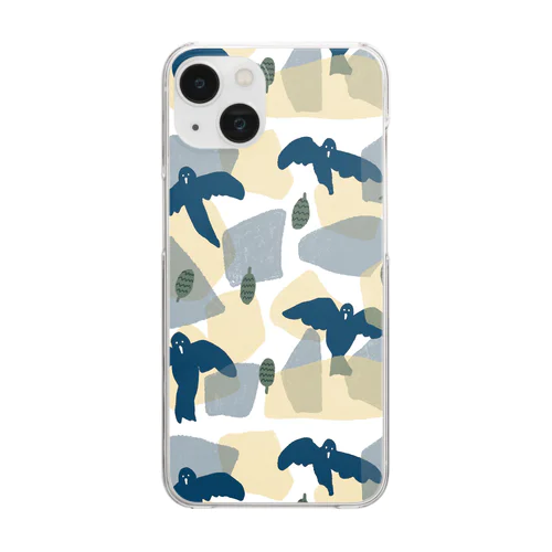 Blue birds  Clear Smartphone Case