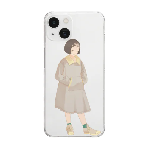 ひなしゅしゅのワンピース Clear Smartphone Case