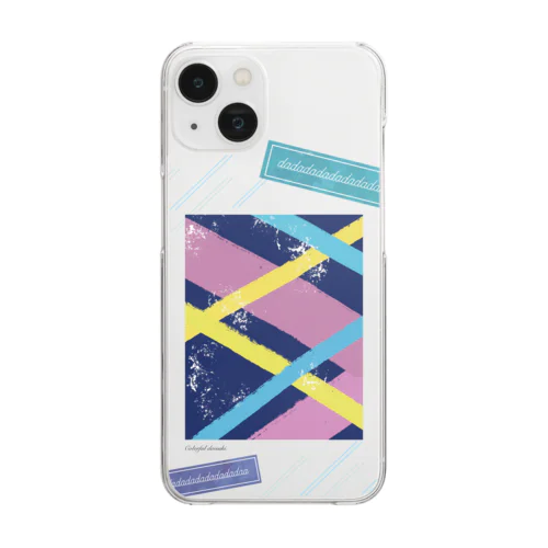 Colorful daisuki. (カラフルダイスキ) Clear Smartphone Case