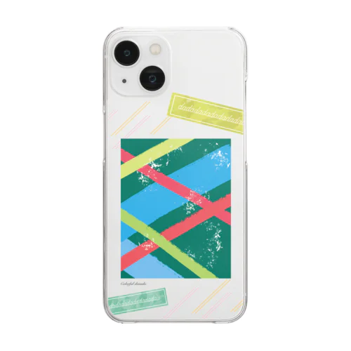 Colorful daisuki. (カラフルダイスキ) Clear Smartphone Case