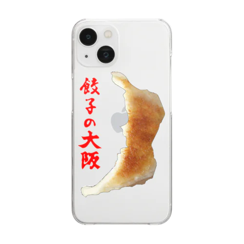 餃子の大阪 Clear Smartphone Case
