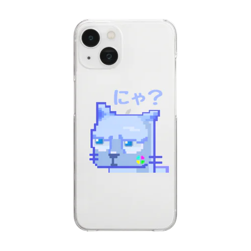 にゃ？ Clear Smartphone Case