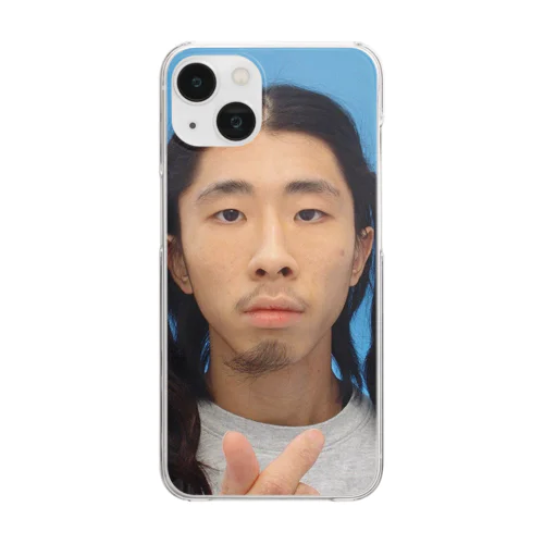 パ二岡ぱみ Clear Smartphone Case